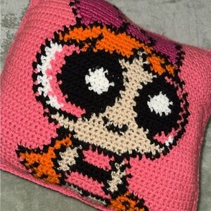 Powerpuff girl inspired mini pillow